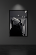 KARIM PANZETTA SIGNATURE POSTER Framed — Dark Wall Lifestyle, Limited Edition DROP 001